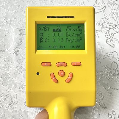 FJ-CoMo50 Pantalla LCD de luz de fondo Protección del medio ambiente ALPHA BETA GAMMA Contaminación superficial del medidor