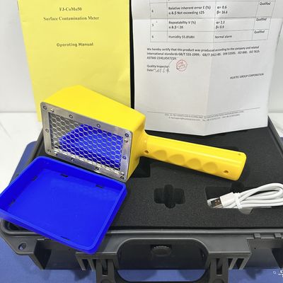 Compacto de la industria nuclear de sonido, luz y alarma de vibración ALPHA BETA GAMMA Contaminación de la superficie del medidor FJ-CoMo50