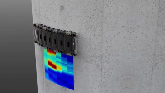 Equipo de ensayo de corriente Eddy pulsada HEF-17 para la inspección de corrosión de tubos metálicos en servicio a través de revestimiento