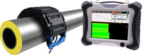 Equipo de ensayo de corriente Eddy pulsada HEF-17 para la inspección de corrosión de tubos metálicos en servicio a través de revestimiento