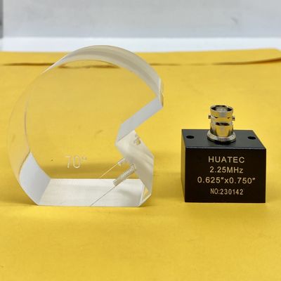 Proba de costura de soldadura por ultrasonidos de AWS 45° 60° 70° Ángulos 2-2.5MHz