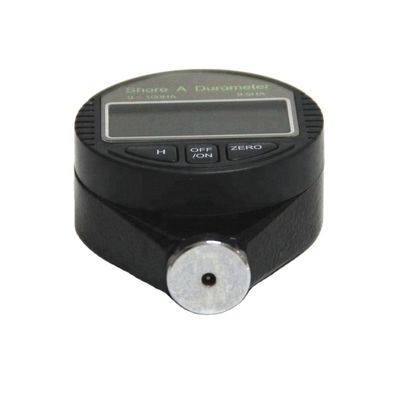Durómetro digital de orilla con rango de medición de 0-100HA con resolución 0.1 y probador de dureza de orilla de las normas DIN53505