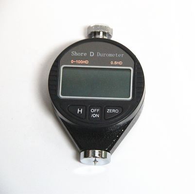 Durómetro digital de orilla con rango de medición de 0-100HA con resolución 0.1 y probador de dureza de orilla de las normas DIN53505