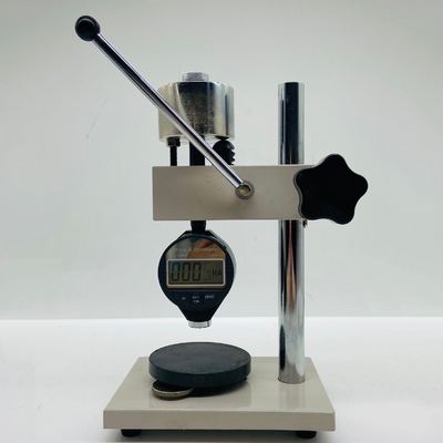 Durómetro digital de orilla con rango de medición de 0-100HA con resolución 0.1 y probador de dureza de orilla de las normas DIN53505