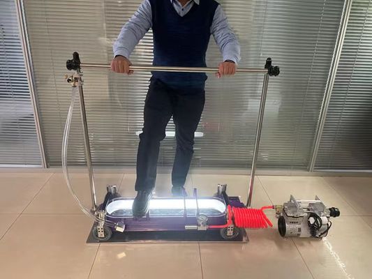 Detector de fugas de soldadura de caja de vacío con grado de vacío de 60kPa longitud de detección de soldadura de 400 mm y electromagnéticos de fuerza de succión de 85 kg