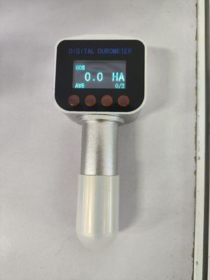 Probador de dureza de caucho digital Shore HT-6619 con pantalla OLED, función de retención de tiempo y cálculo de promedio