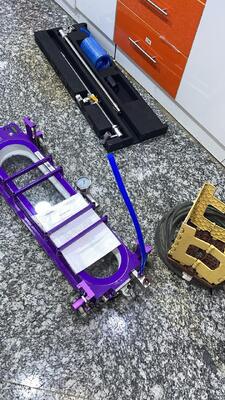 Sistema de detección de fugas de soldadura de caja de vacío HV1800F-LED para el fondo del tanque y el recipiente a presión