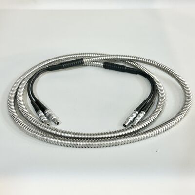 Cable de alta temperatura Lemo 00-Lemo 00 TR con cubierta de acero para la máquina defectuosa UT