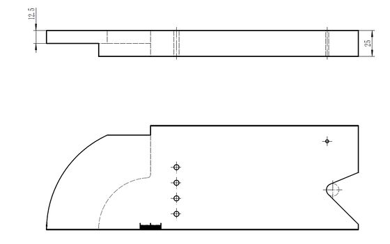 Bloque IIW ISO 19675 Métrico para Calibración de Radio PAUT