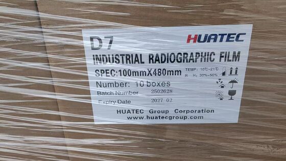 Película radiográfica industrial de rayos X de alto contraste de grano fino NDT de fundición de soldadura Película de inspección equivalente Agfa