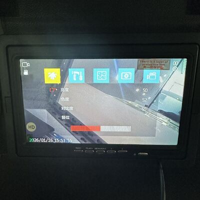 Endoscopio de luz UV DG-800 con pantalla de color verdadero IPS para inspección de fluorescencia en tuberías