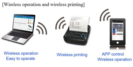 SRT-6620 Medidor de rugosidad digital de superficie con Bluetooth USB Almacenamiento de datos Máquina de prueba de acabado de superficie