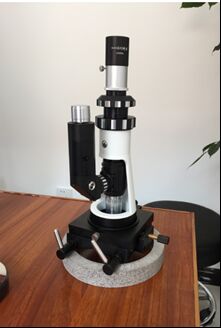 HSC-500 Microscopio metalúrgico portátil Iluminación vertical para piezas de trabajo grandes