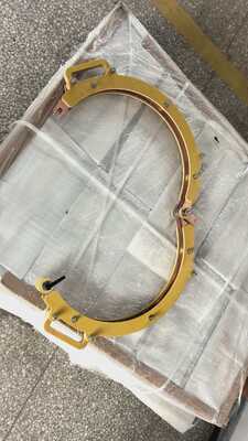 HCDX-C400S Cerradura manual de bobina circular abierta y cerrada 2000A de 16 pulgadas para inspección de partículas magnéticas