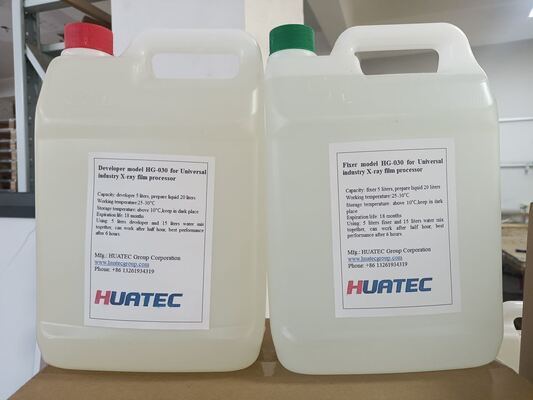 Revelador y fijador para película de rayos X industrial HUATEC D5 y D7