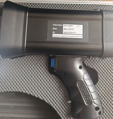 Luz LED-UV de mano, operación dual AC directa y batería DC