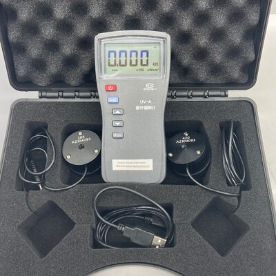 UV-A Industrial 365nm 420nm Medidor de irradiación UV de la fuente de luz UV
