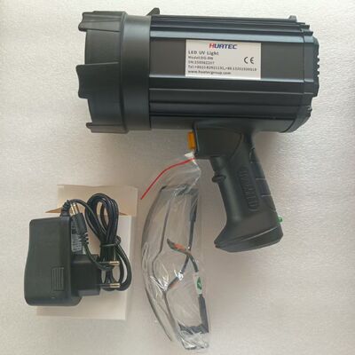 DG-9W Lámpara de luz negra UV de mano recargable Inspección ultravioleta NDT industrial de amplio voltaje