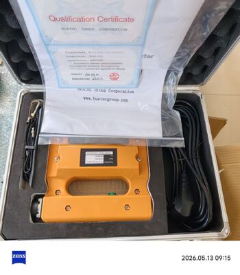 HCDX-220 Detector de defectos de yugo de corriente alterna electromagnético ligero, doble fuente de alimentación, probador de defectos de estructura de acero