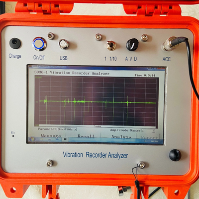 HG-S936L-1 Dispositivo portátil de prueba de vibración de 1 Hz a 200 Hz