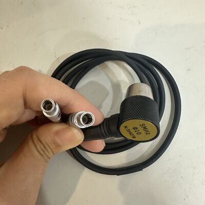 Proba de ultrasonido de alto rendimiento N05 90 grados 5MHz 10mm Transductor de reemplazo para medidor de espesor