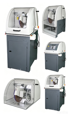Cortadora metalográfica Vertical grande de HC-350A, muela abrasiva, máquina cortadora de muestras de Metal y no metal para laboratorio