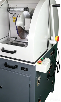 Cortadora metalográfica Vertical grande de HC-350A, muela abrasiva, máquina cortadora de muestras de Metal y no metal para laboratorio