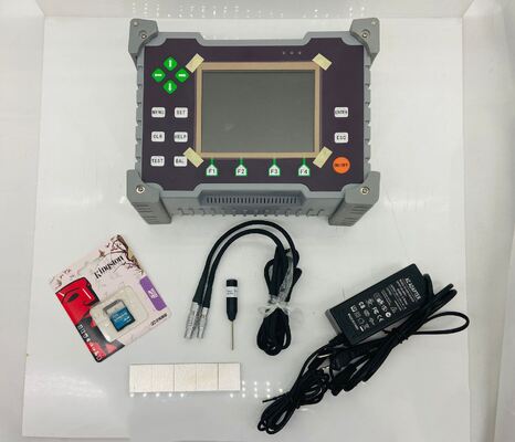 Equipo de prueba de corrientes de Foucault multifuncional portátil de HEF-2D, Detector de defectos de metales LCD de 5,7 pulgadas para petroquímica aeroespacial