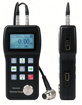 TG-3200L Medidor portátil de espesor ultrasónico digital 0,75-600 mm a través de la medición de revestimiento de la pared de la tubería de metal de espesor de prueba del medidor