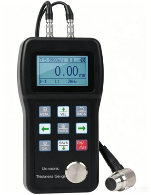 TG-3200L Medidor portátil de espesor ultrasónico digital 0,75-600 mm a través de la medición de revestimiento de la pared de la tubería de metal de espesor de prueba del medidor