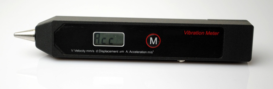 HG6450-3 Pluma de vibración portátil con cuerpo de aluminio 10-1000 Hz 3 parámetros de medición Retención de datos Apagado automático Detector de fallas de rodamientos del motor