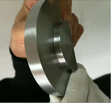 Bloque de calibración UT de tipo CC de 1,0" y 2,0" de radio, distancia de onda de cizallamiento, bloque de referencia de calibración para detector de fallas ultrasónicas