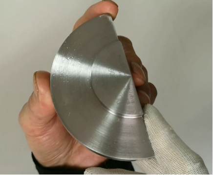 Bloque de calibración UT de tipo CC de 1,0" y 2,0" de radio, distancia de onda de cizallamiento, bloque de referencia de calibración para detector de fallas ultrasónicas