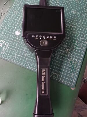 HTD-D8 4-Way Articulating Industrial Endoscope 8mm Probe HD 5 Inch Screen Portable Borescope Inspection Camera