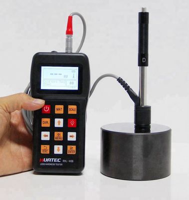 RHL-40B Segmento de pantalla LCD de luz trasera de gran capacidad Tester de dureza de memoria Leeb