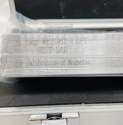 Bloque de prueba del peso muerto de los accesorios del detector del defecto de la partícula magnética con el agujero