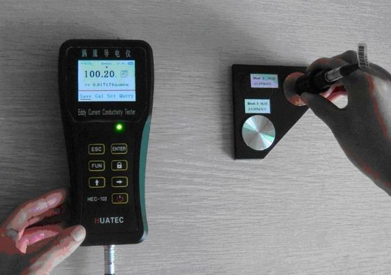 60KHz Digitaces Eddy Current Electrical Conductivity Meter portátil