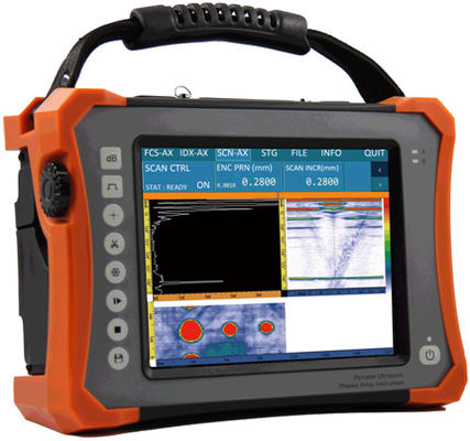 64 detector organizado portátil del defecto del arsenal del Ch Hpa-500 - detector ultrasónico del defecto del arsenal organizado -